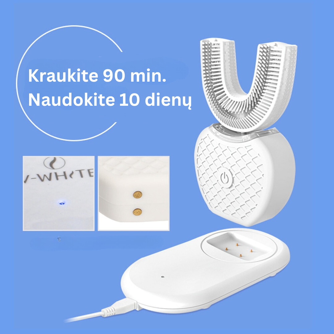 U formos ultragarsinis dantų šepetėlis - Originalu-pigu