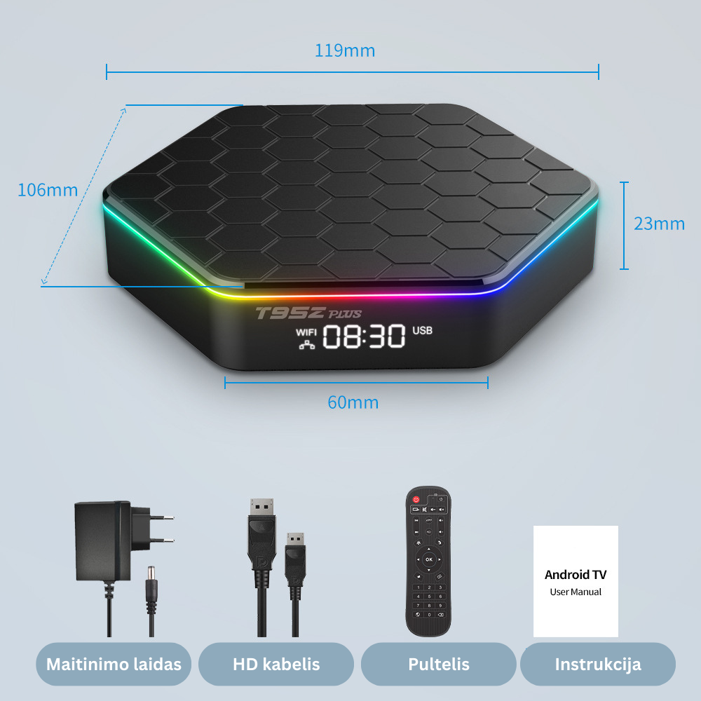 6K TV dėžutė - nemokami kanalai iš viso pasaulio - Originalu-pigu