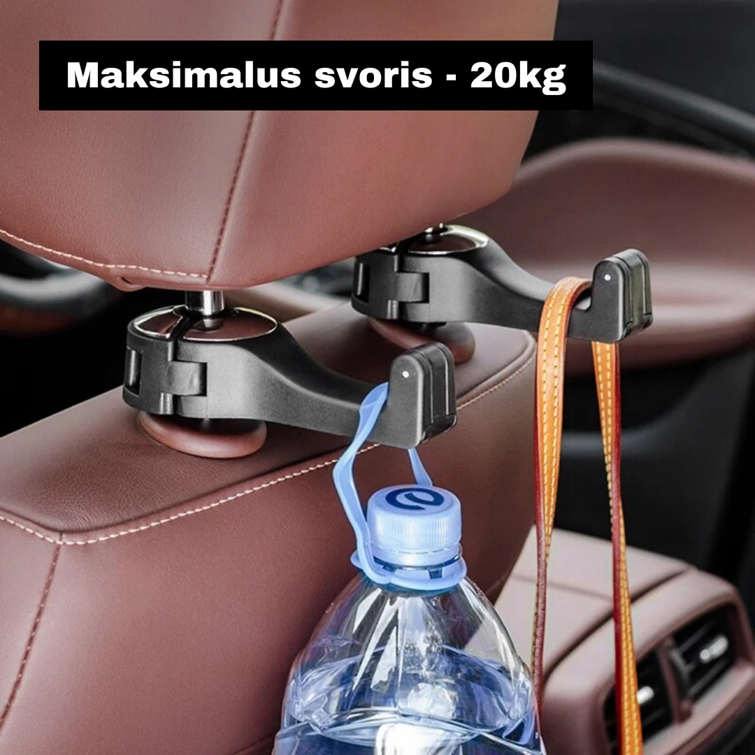 Reguliuojamas kabliukas automobiliui - Originalu-pigu