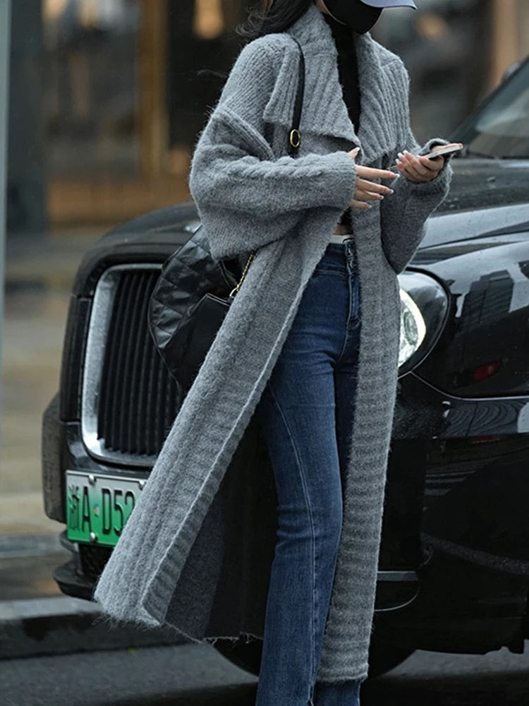 Moteriškas žieminis kardiganas - Originalu-pigu