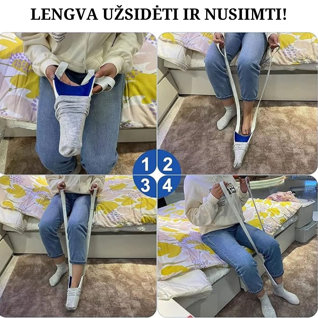 Pagalbinė priemonė kojinėms užsidėti - Originalu-pigu