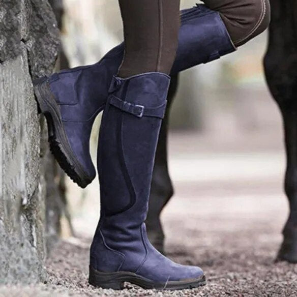 Ilgi moteriški kaubojiški batai - Originalu-pigu