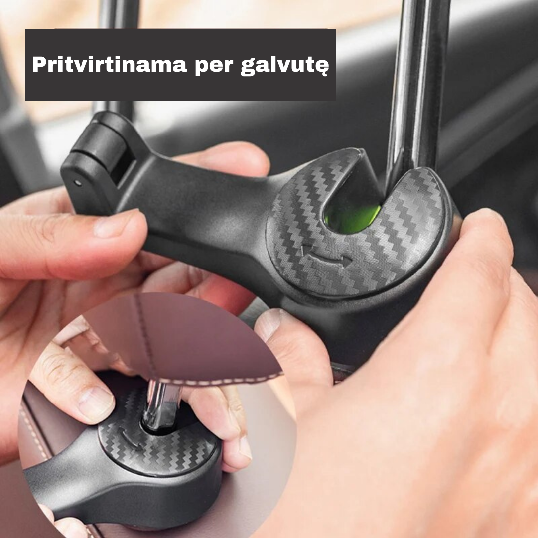 Reguliuojamas kabliukas automobiliui - Originalu-pigu