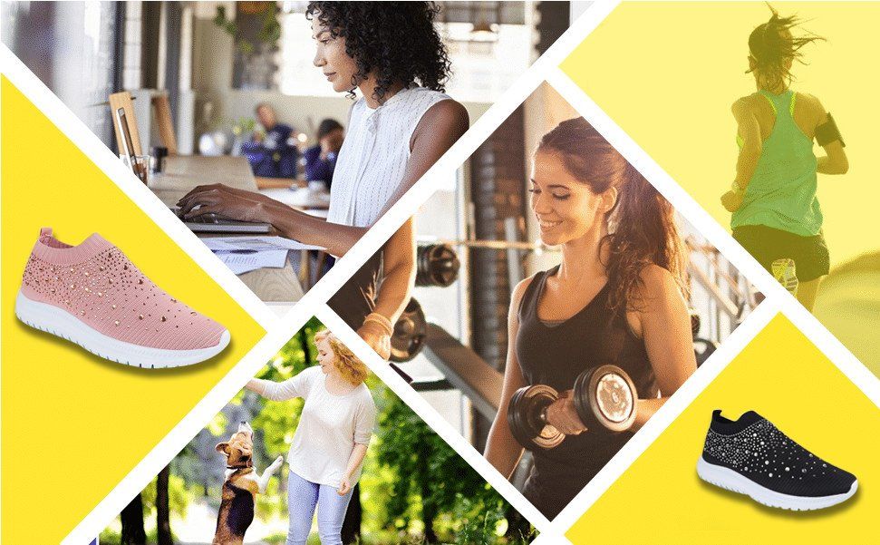 Moteriški sportiniai bateliai su blizgučiais - Originalu-pigu