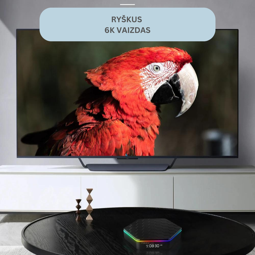 6K TV dėžutė - nemokami kanalai iš viso pasaulio - Originalu-pigu