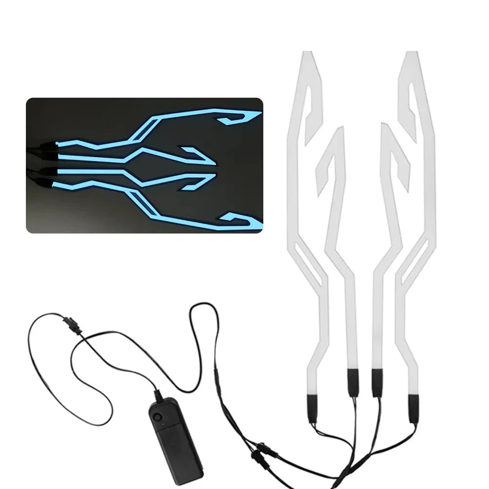 Neoninės šviesos šalmui - Originalu-pigu