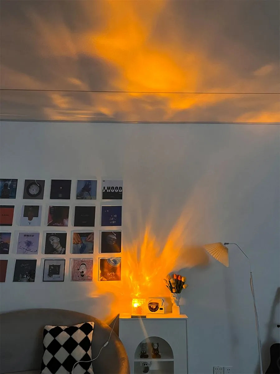 Vandens bangavimą imituojantis šviestuvas - Originalu-pigu