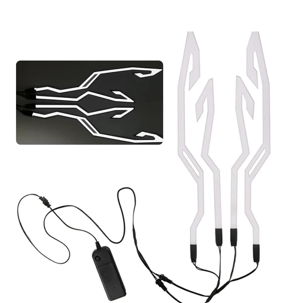 Neoninės šviesos šalmui - Originalu-pigu