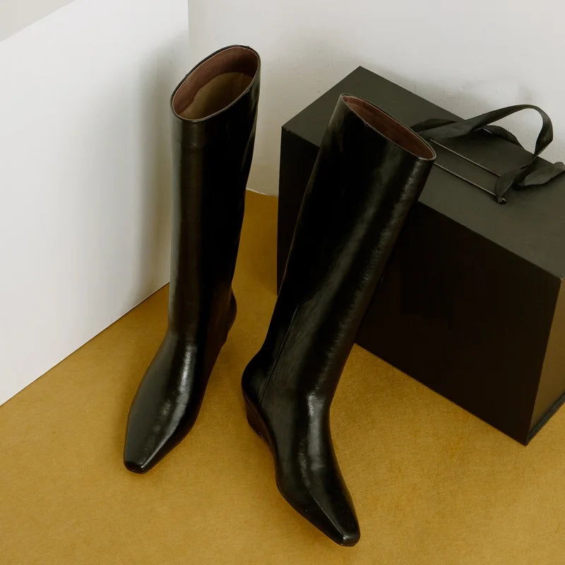 Ilgi moteriški odiniai batai - Originalu-pigu