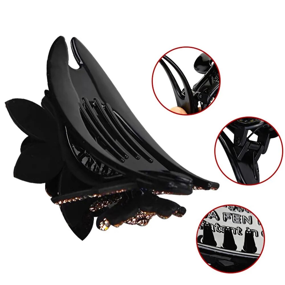 Gėlėtas plaukų segtukas - Originalu-pigu