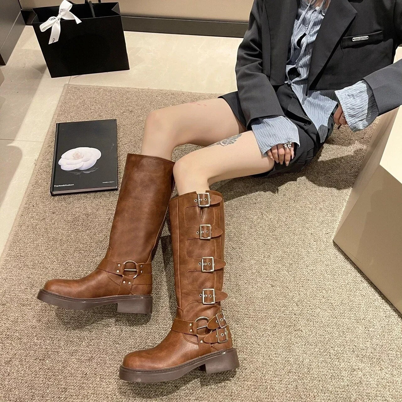 Ilgi moteriški batai - Originalu-pigu