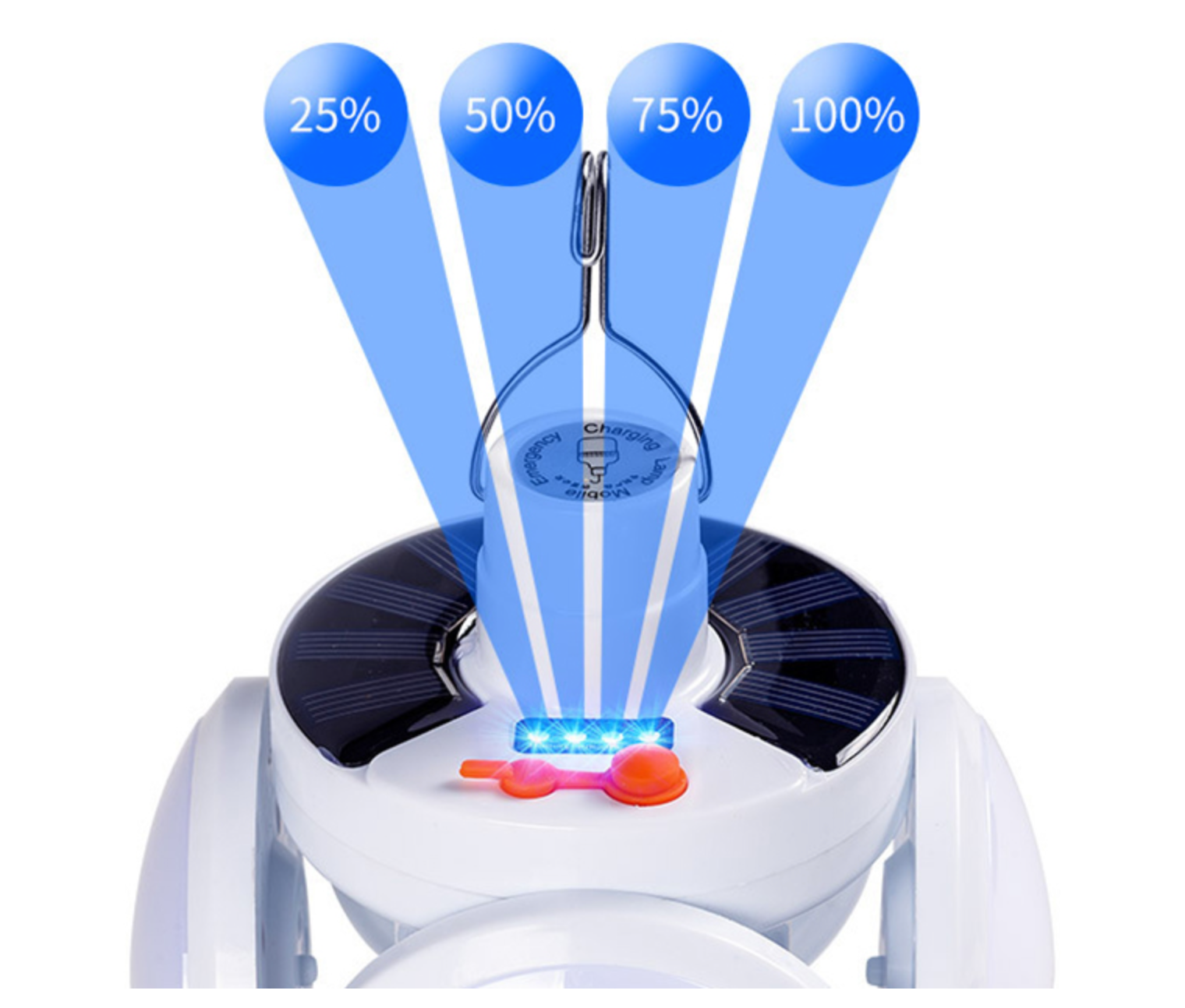 Sulankstomas žibintas "SolarGENIUS™" su saulės baterija - Originalu-pigu