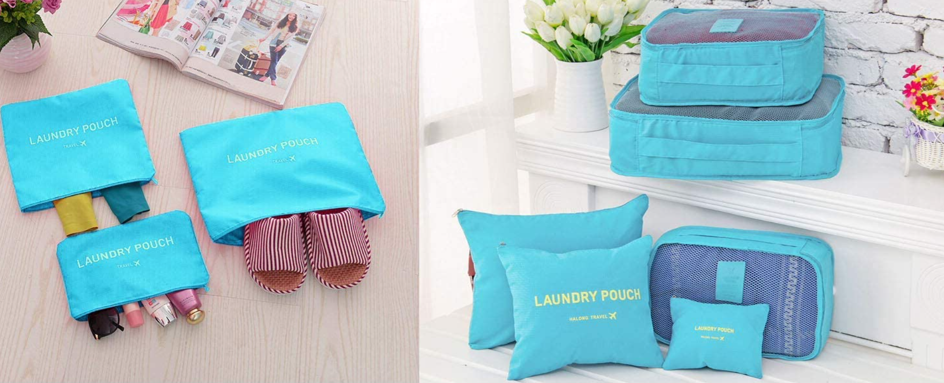 Kelioninis 6 krepšelių rinkinys JourneyGem™ - Originalu-pigu