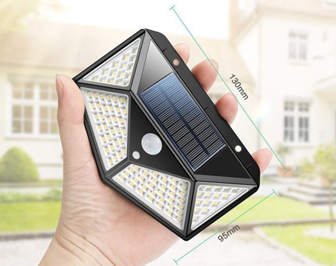 Sensoriniai žibintai su saulės baterija LumoSpectra™ (3 vnt.) - Originalu-pigu