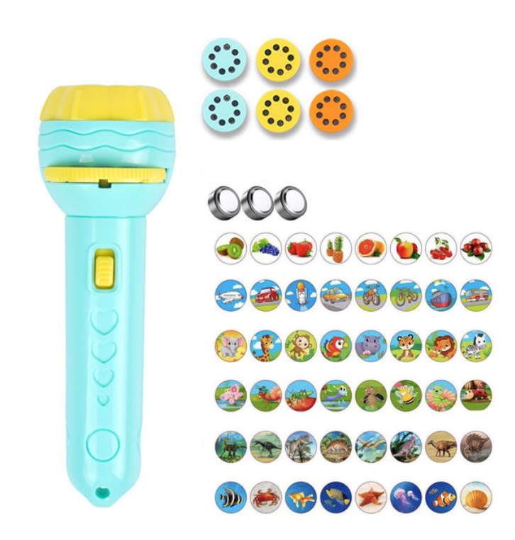 Projektoriaus žibintuvėlis su smagiais piešinėliais - Originalu-pigu