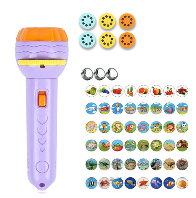 Projektoriaus žibintuvėlis su smagiais piešinėliais - Originalu-pigu