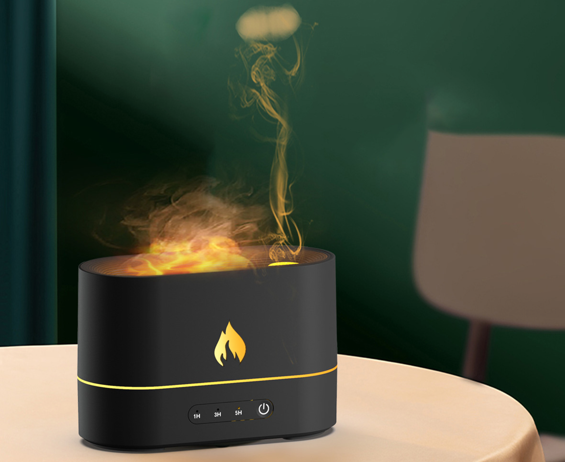 Liepsnas imituojantis difuzorius aromaterapijai - Originalu-pigu