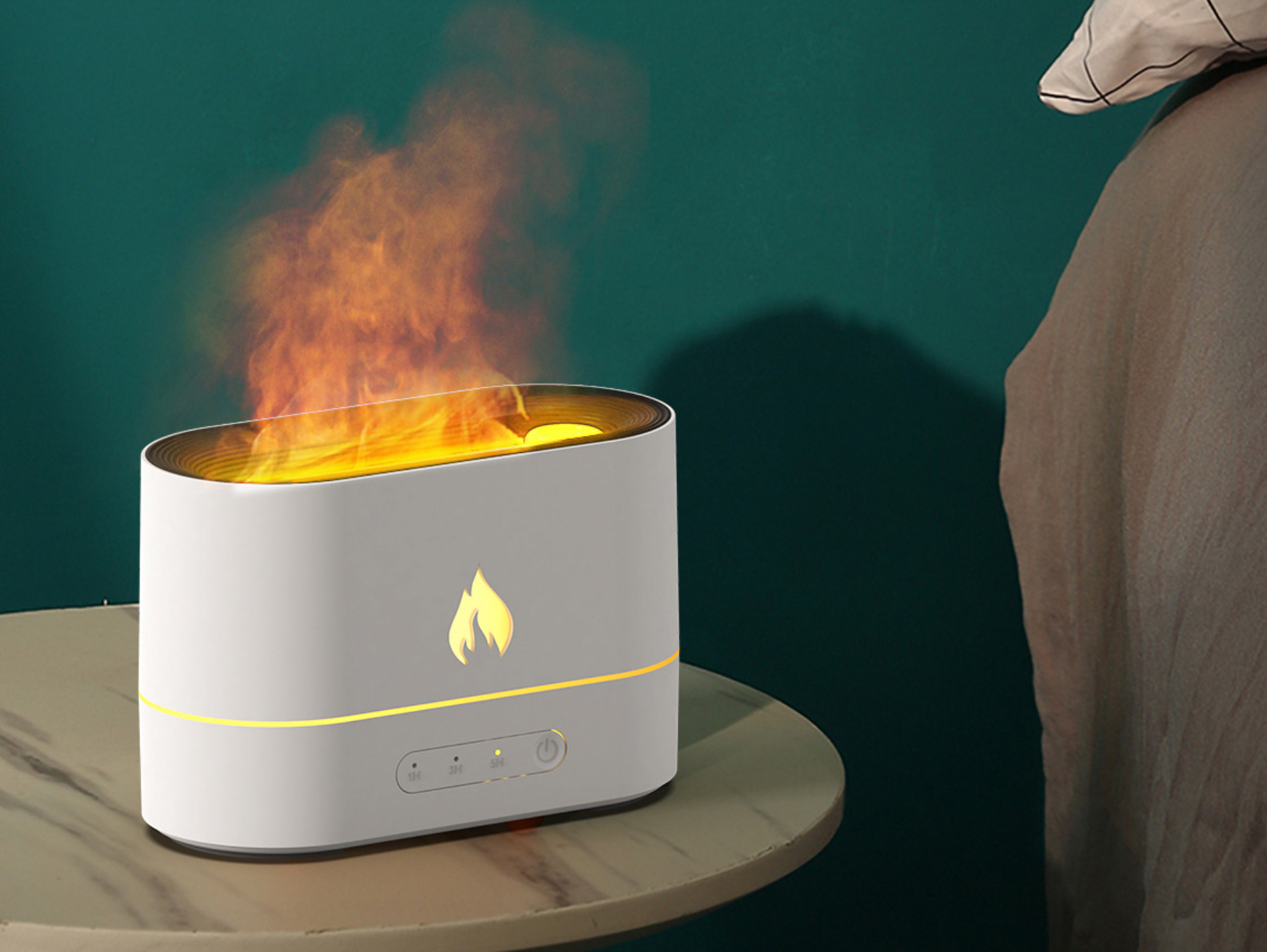 Liepsnas imituojantis difuzorius aromaterapijai - Originalu-pigu