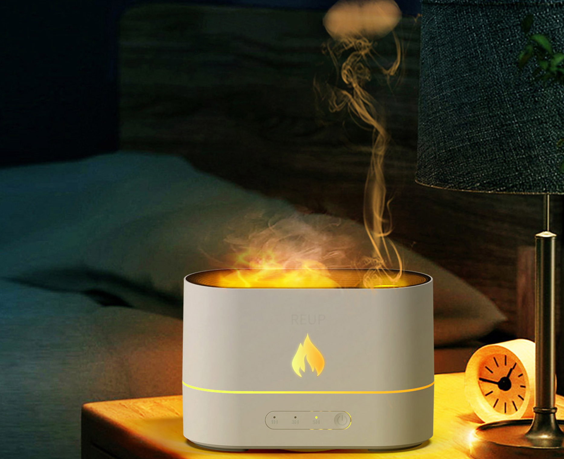 Liepsnas imituojantis difuzorius aromaterapijai - Originalu-pigu
