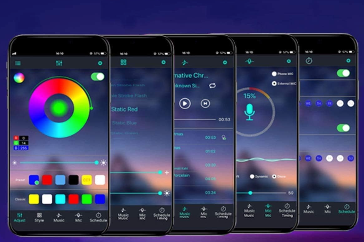 LED RGB juostelė su nuotoliniu valdymu - Originalu-pigu