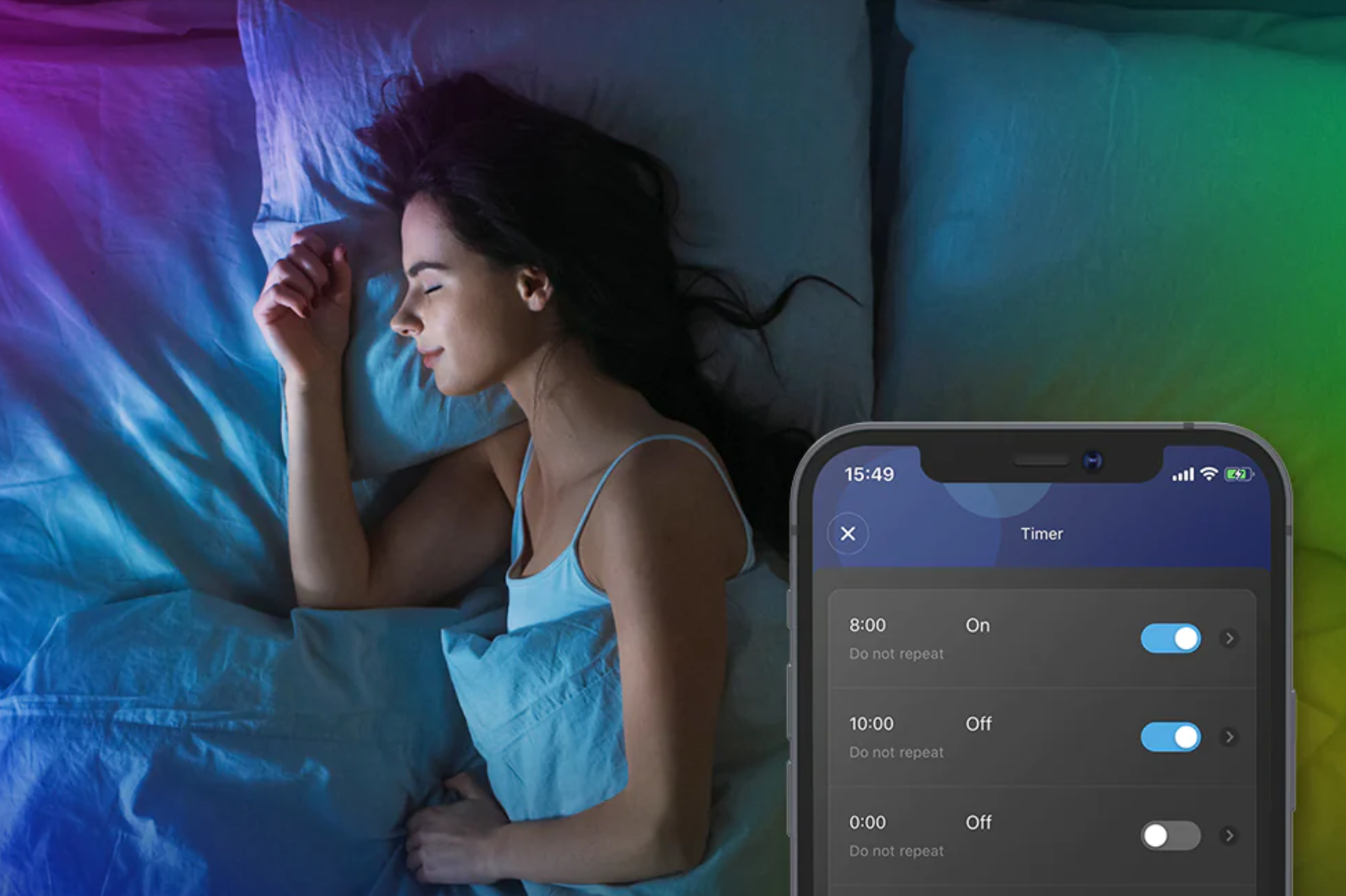 LED RGB juostelė su nuotoliniu valdymu - Originalu-pigu