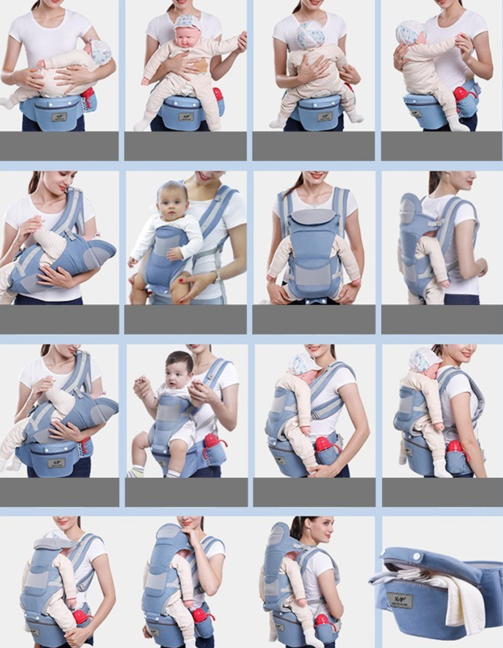 Kengūros stiliaus kūdikio nešioklė - Originalu-pigu