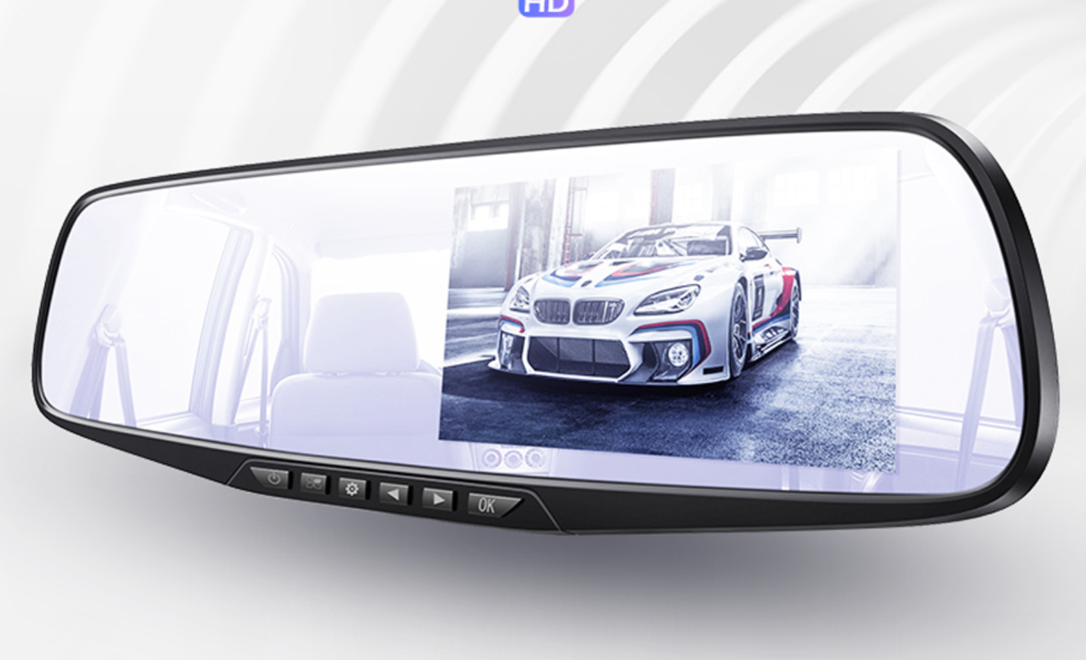 Galinio vaizdo veidrodėlis su kamera - Originalu-pigu