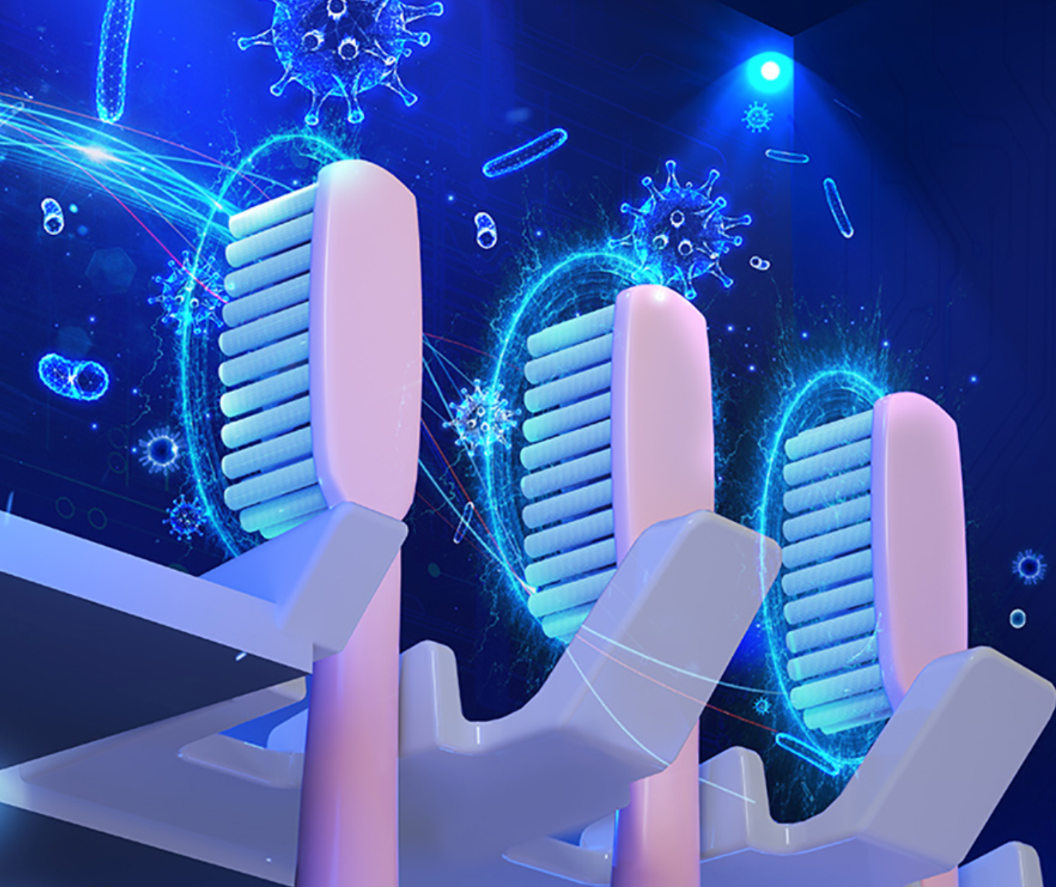 Dantų šepetėlių UV spindulių sterilizatorius - Originalu-pigu