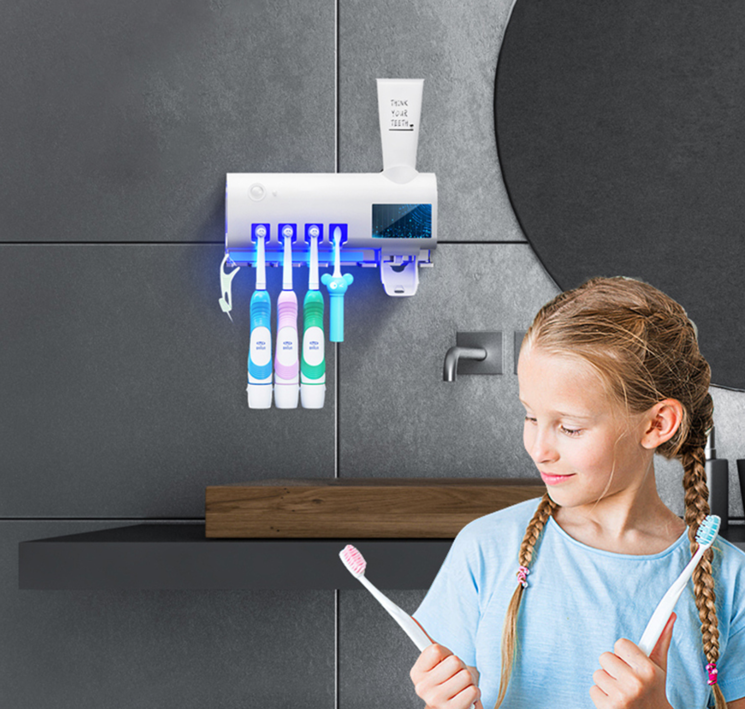 Dantų šepetėlių UV spindulių sterilizatorius - Originalu-pigu