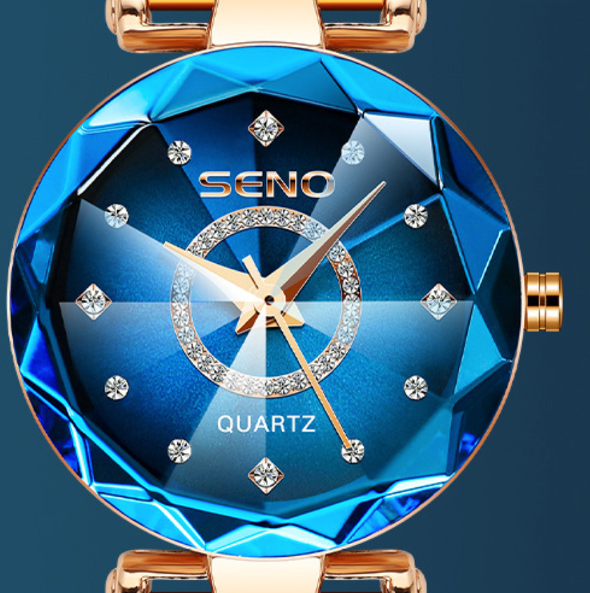 Krištolinis kvarcinis laikrodis - Originalu-pigu