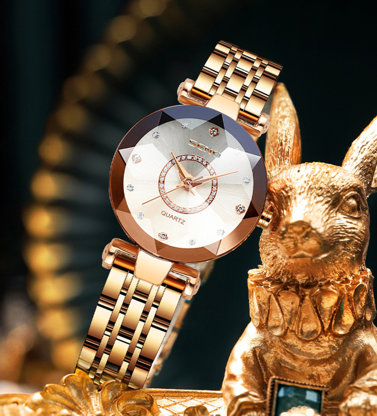 Krištolinis kvarcinis laikrodis - Originalu-pigu