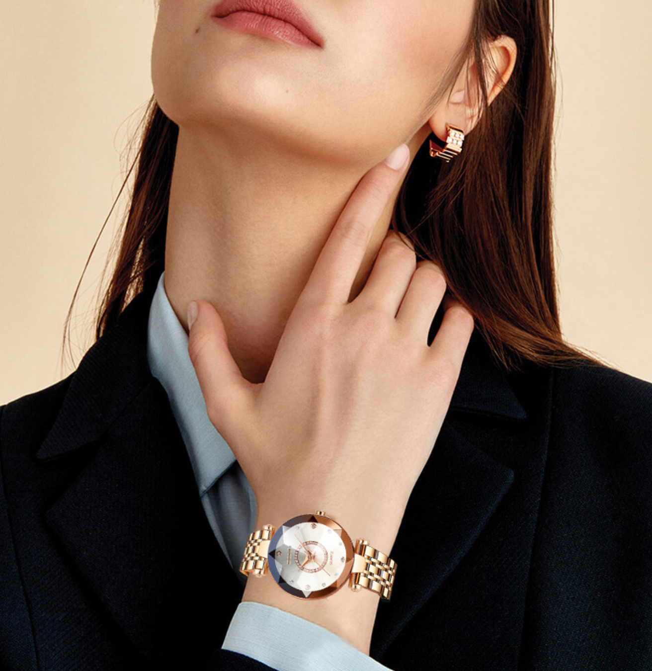 Krištolinis kvarcinis laikrodis - Originalu-pigu