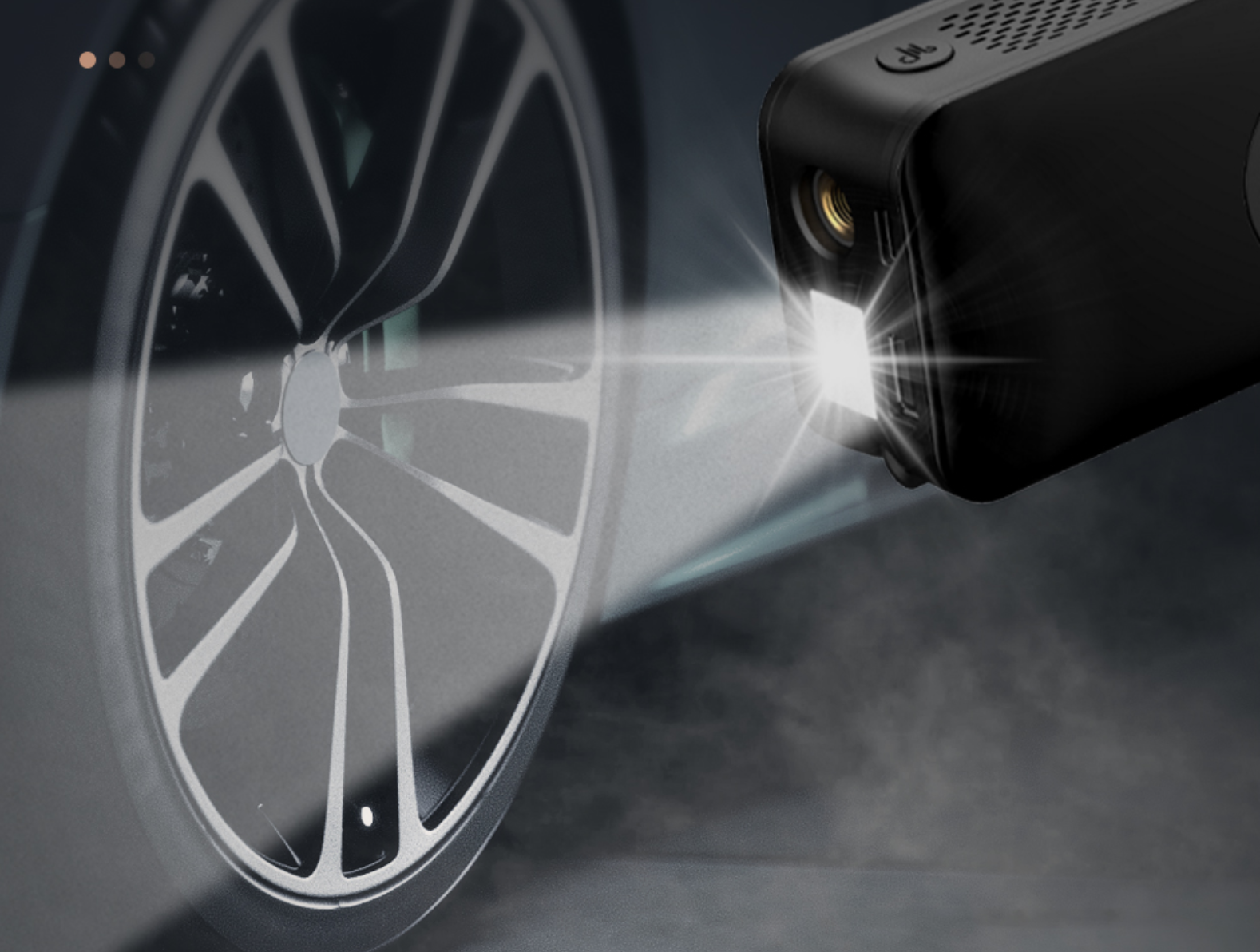 Įkraunama pompa padangoms - Originalu-pigu