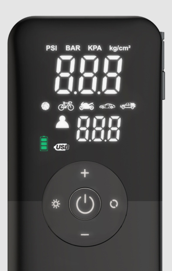 Įkraunama pompa padangoms - Originalu-pigu