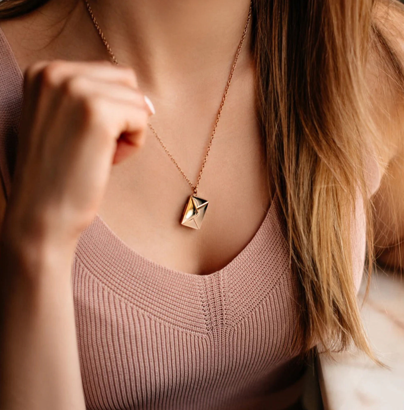 Meilės laiško formos pakabukas - Originalu-pigu