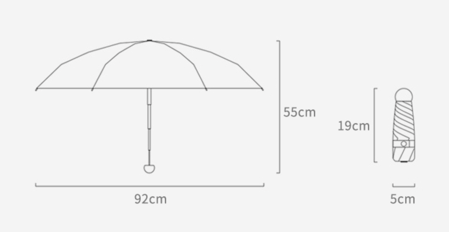 Kompaktiškas lietsargis - Originalu-pigu