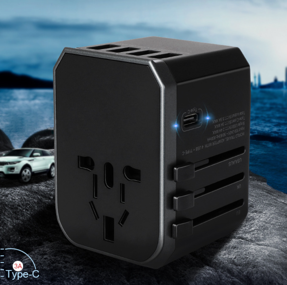 Universalus kelioninins USB adapteris - Originalu-pigu