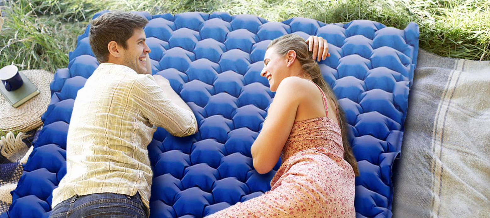 Pripučiamas dvigulis čiužinys - Originalu-pigu