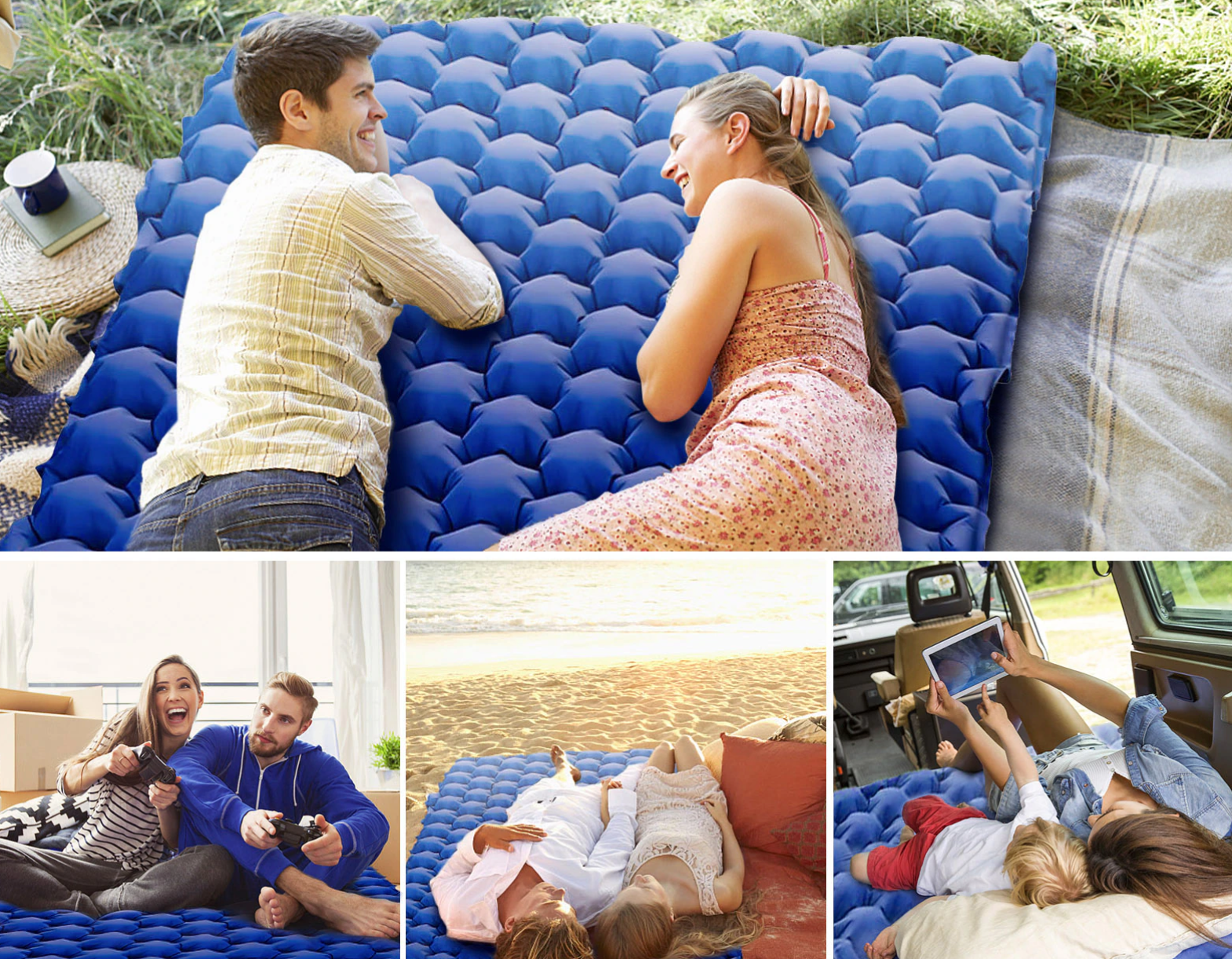 Pripučiamas dvigulis čiužinys - Originalu-pigu