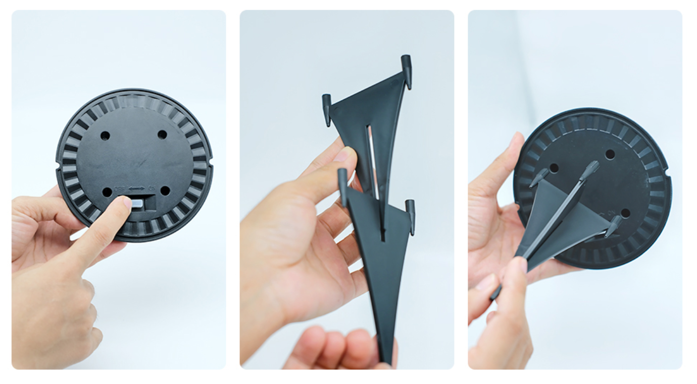 LED žibintai su saulės baterija (4 vnt.) - Originalu-pigu