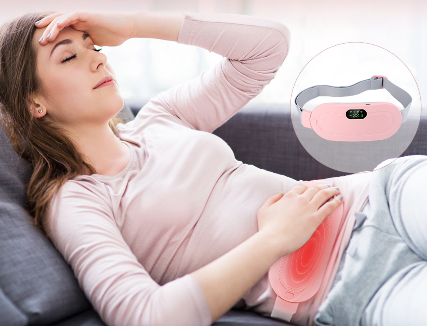 Šildantis diržas nuo menstruacijų skausmo - Originalu-pigu