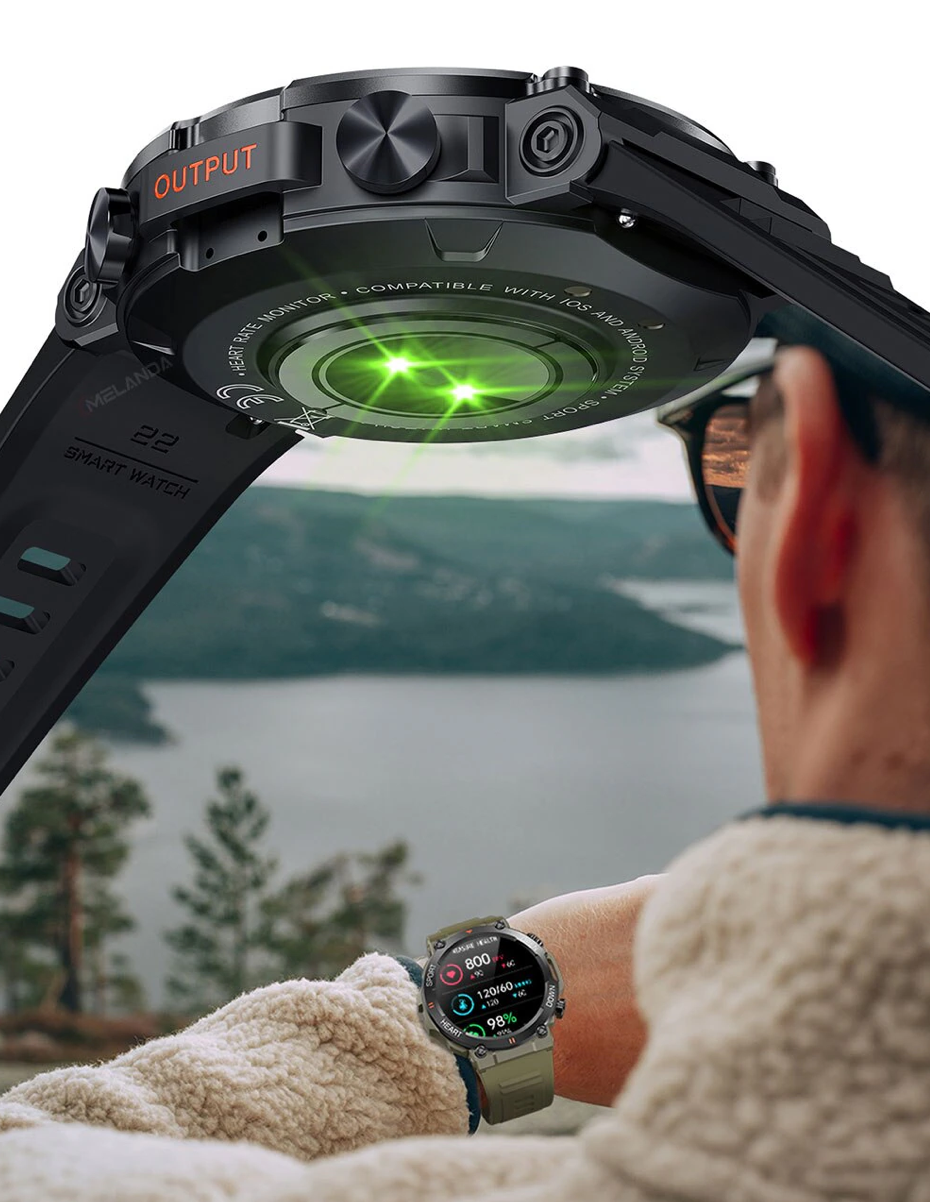 Išmanus sportinis vyriškas laikrodis - Originalu-pigu