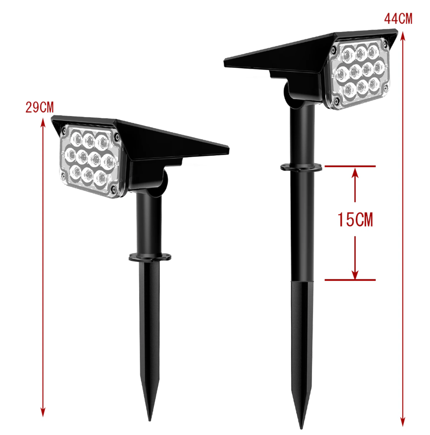 Galingas prožektorius su saulės baterija - Originalu-pigu