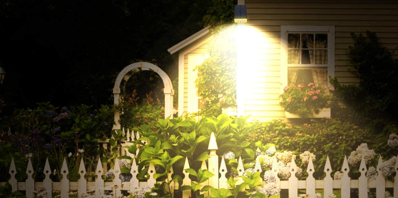 Galingas prožektorius su saulės baterija - Originalu-pigu