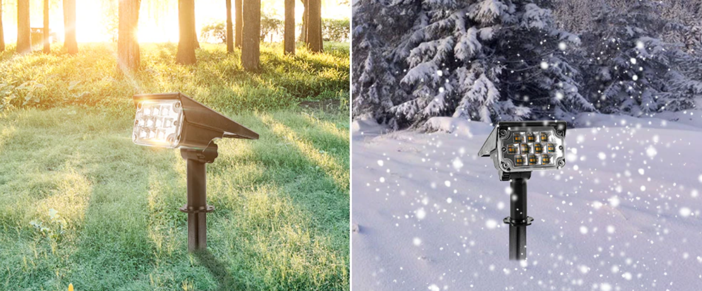 Galingas prožektorius su saulės baterija - Originalu-pigu