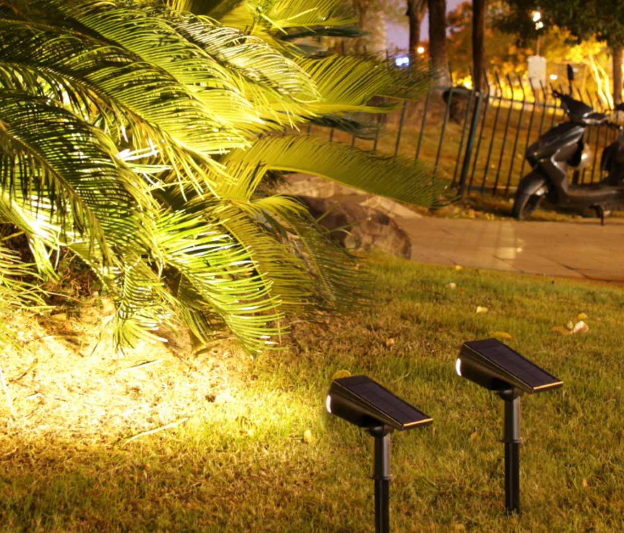 Galingas prožektorius su saulės baterija - Originalu-pigu