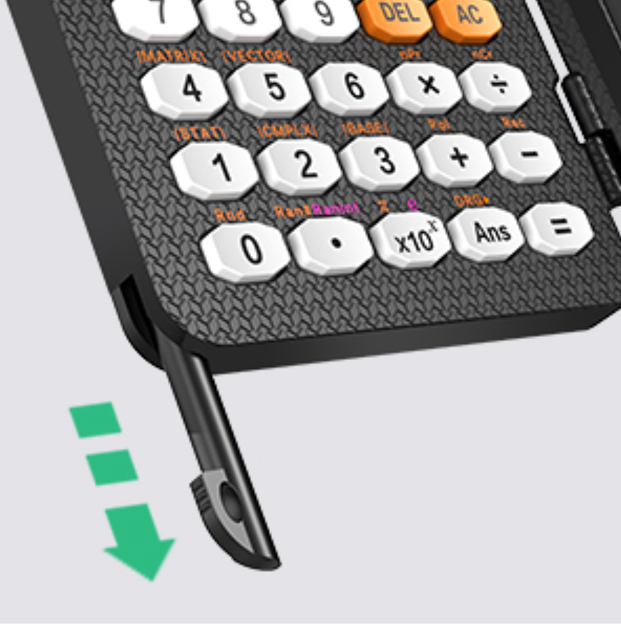 Mokslinis skaičiuotuvas su LCD užrašų knygele - Originalu-pigu