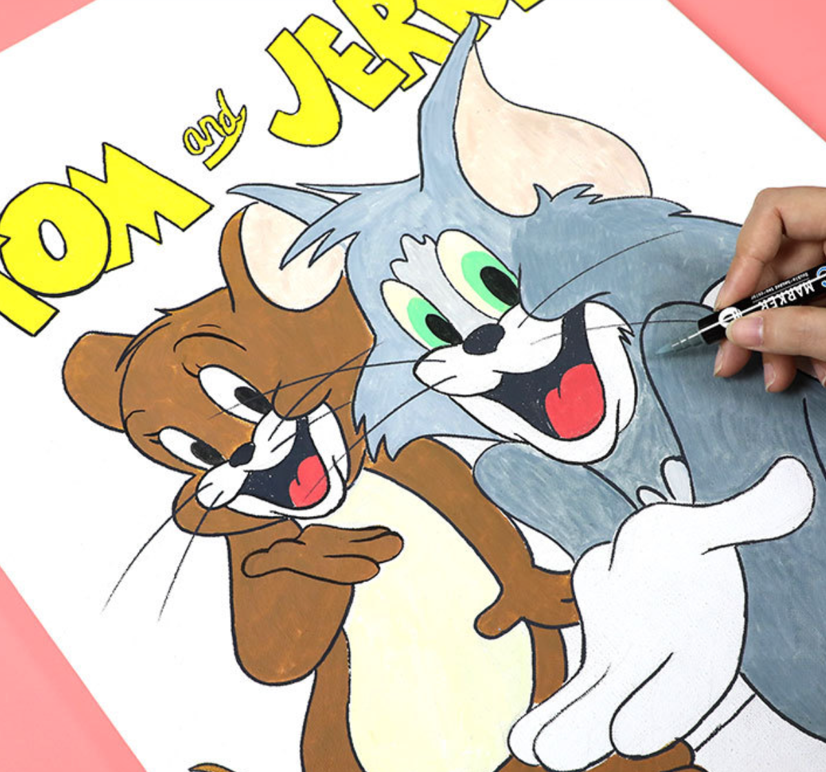 Dvipusiai akriliniai flomasteriai (18 vnt.) - Originalu-pigu