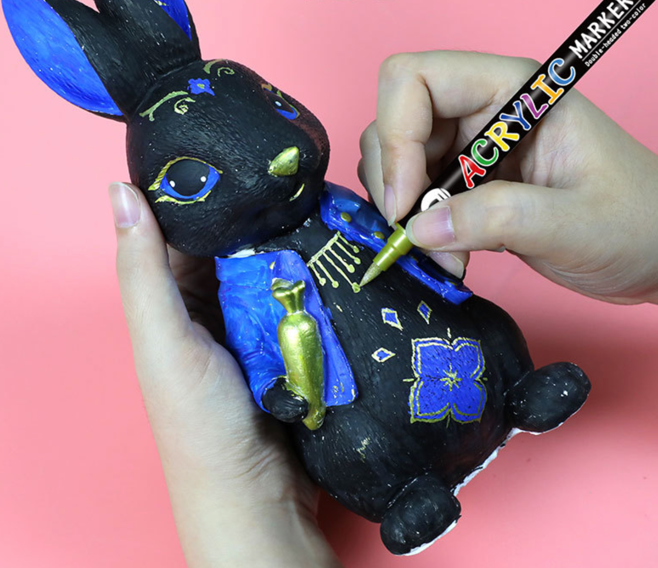 Dvipusiai akriliniai flomasteriai (18 vnt.) - Originalu-pigu