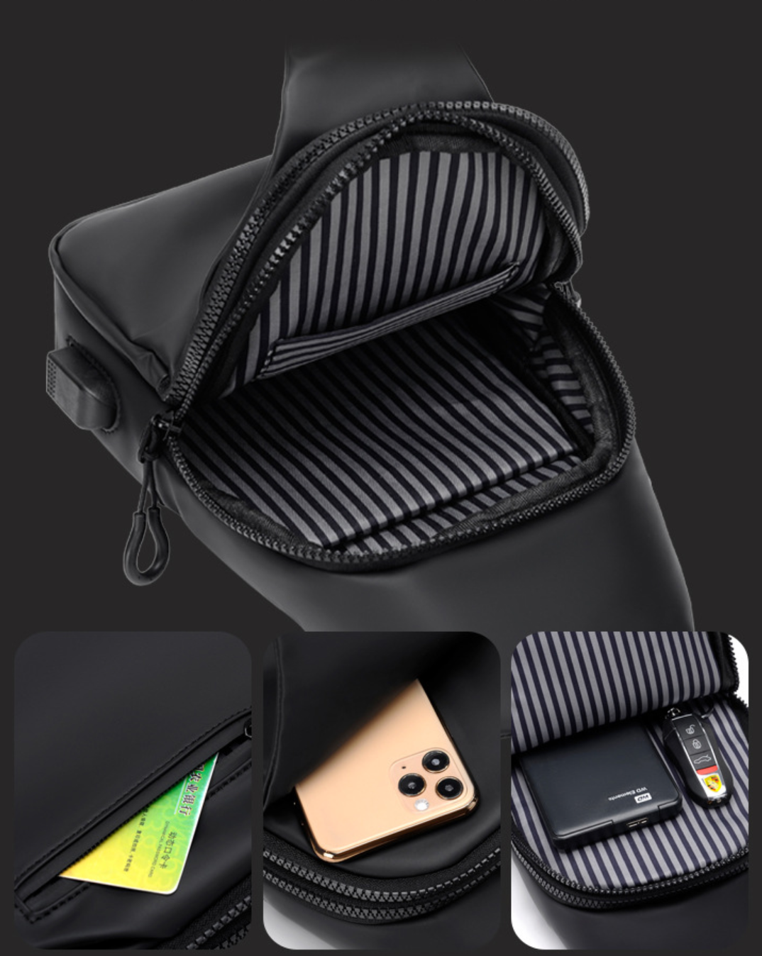 Vandeniui atspari vieno peties kuprinė - Originalu-pigu